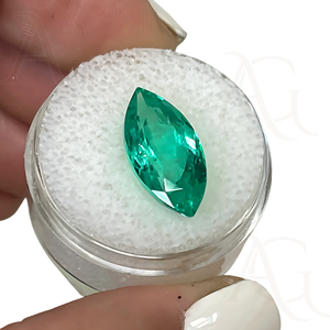 LAB GROWN COLOMBIAN Marquesa forma Nano Cut Piedras preciosas sueltas Fabricante directo Joyería 2x4mm a 20x40mm - Product Image 4