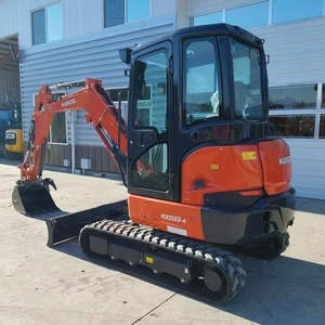 Mini excavatrice KX033-4 de haute qualité 4.5Ton utilisée pour Kubota Brand Mini Digger Low Hours New Arrival Kawasaki CE EPA Compliance - Product Image 1