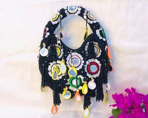 Designer Chic Luxury Handmade Silk Evening Clutch Chic Ethnic Purse Cotton Lining Magnetic for Weddings Cultural Celebrations - Product Image 1