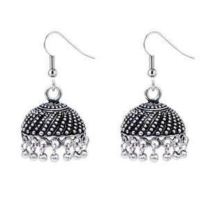 Jeweljunk <b>Drop</b> Oxidised Jhumki <b>Fashion</b> <b>Earrings</b> 1309304 Model - Product Image 1