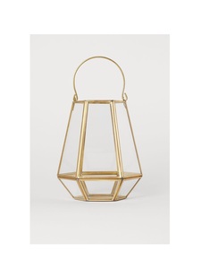 Lanterne artistique en laiton faite à la main avec un ton antique parfait pour la décoration de la maison de luxe et la création d'ambiance ethnique - Product Image 4