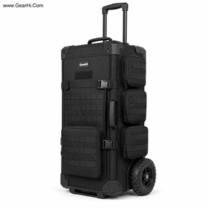 All Terrain Wheel Mobilization Trunk High Capacity Structured Cargo Transit Roller <b>Wheeled</b> Deployment <b>Bags</b> - Product Image 1