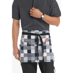 Most Demanding Men Check Print Style Waist <b>Aprons</b> For Sale Breathable Adjustable Straps Men <b>Chef</b> <b>Aprons</b> Bartender Uniforms - Product Image 1
