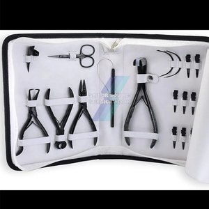 Private Label <b>Hair</b> <b>Extension</b> Tool Kit Set Professional <b>Hair</b> Pliers With <b>Micro</b> <b>Beads</b>, Alligator Clips, Scissors Best Selling Kit - Product Image 6