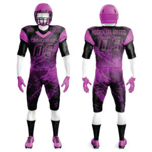 Uniforme de fútbol americano de poliéster 100%, diseño transpirable, manga corta, características de talla grande, últimos Kits, precio razonable, MOQ bajo - Product Image 3