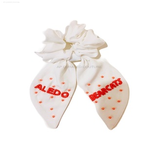 Moda personalizada con cuentas Scrunchies accesorio para el cabello indio bordado a mano scrunchies semilla con cuentas scrunchies - Product Image 1