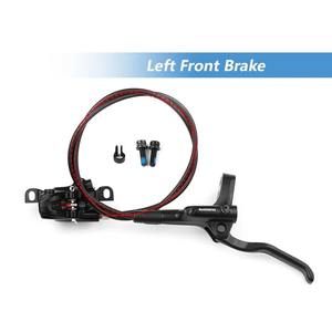 Juego de Frenos de Disco Hidráulicos Compatibles con <span class=keywords><strong>Shimano</strong></span> MT200 MT201 MT4100 MT420 MT520 <span class=keywords><strong>M8120</strong></span>, 2/4 Pistones, Pre-eliminación de Aire, Aceite Mineral, para MTB/Bicicleta Eléctrica - Product Image 5