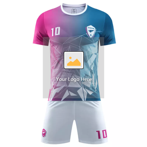 Ensemble de vêtements de football imprimés par sublimation personnalisés Uniformes de football pour entraînement d'équipe Vêtements de sport personnalisés - Product Image 3