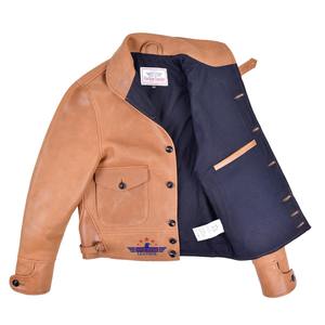 Veste de motard rétro FiveStar pour hommes des années 1950, en cuir de cheval fin, vintage, mode moto, approvisionnement OEM, forte demande - Product Image 5