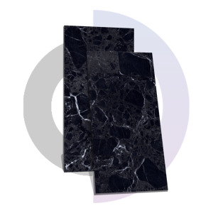 Carreaux de sol Emperador Coffee 600 x 1200 mm, carreaux brillants antidérapants, carreaux tendance - Product Image 2