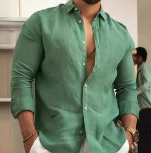 เราสามารถปรับแต่งผลิตภัณฑ์ทั้งหมดที่คุณกำลังมองหาเสื้อระบายอากาศขายส่งเสื้อผู้ชายที่มีแขนยาวสบายๆพิมพ์ลาย - Product Image 4