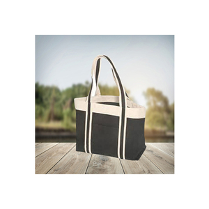 กระเป๋าผ้าแคนวาสสำหรับผู้หญิง เป็นมิตรกับสิ่งแวดล้อม ใช้ซ้ำได้อเนกประสงค์ กระเป๋าผ้าฝ้ายแคนวาสสำหรับไปทะเล ขายในราคาที่ดีที่สุด - Product Image 1