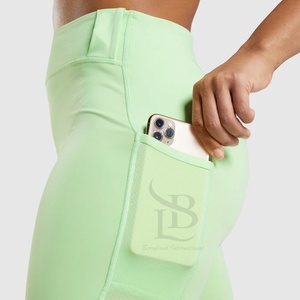 Spandex Material Made Skinny Fit Women <b>Leggings</b> With Low Moq / Premium Quality Plain Dyed Women <b>Leggings</b> Breathable OEM - Product Image 6