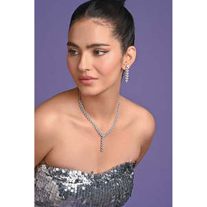 Compre Conjuntos de Collares de Plata de Ley 925 de Primera Calidad para Mujer, Chapados en Oro con Circonita, Perla, Diamante y Oro Rosa para Fiestas y Bodas - Product Image 4