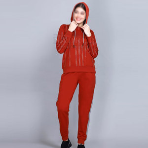 Conjunto de chándal estampado informal Ideal para deportes, descanso o chándal estampado de estilo callejero Conjunto a juego elegante y cómodo - Product Image 5