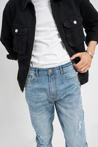Wholesale Customizes Best Selling Slim Fit <b>Men</b> Casual <b>Jeans</b> / Factory Made <b>Men</b> Casual <b>Jeans</b> at Reasonable Price - Product Image 5