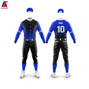 Buena mejor calidad personalizado sublimación camisetas de béisbol al por mayor ropa deportiva uniforme de béisbol 100% poliéster de secado rápido transpirable - Product Image 4