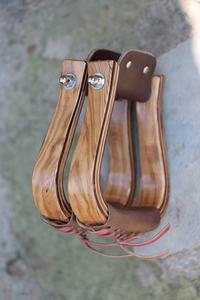 Étriers en bois de style occidental 2025 - Product Image 3