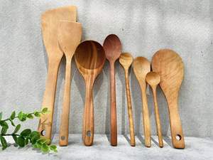 Venta caliente accesorios de cocina de madera-cucharas de cocina de madera-Decoración de cocina para venta al por mayor - Product Image 3