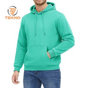 เสื้อฮู้ดแบบสวมหัวสีพื้นสำหรับผู้ชายฮิปฮอปแบบลำลอง - Product Image 1