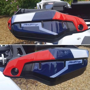 Autocollants 3D en gel sur mesure pour Honda Transalp 2023, logo, protège-mains de motocycliste avec autocollant de réservoir - Product Image 1