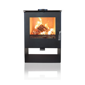 Poêle à bois de qualité exceptionnelle, Design classique, capacité de chauffage de la pièce de 100 à 120 m3 et poids de 81 kg - Product Image 1