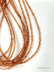 AAA Quality Natural Fanta <b>Color</b> Herkimar Diamond Quartz Coated <b>Beads</b> Size 2-3mm - Product Image 5