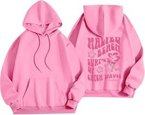 2024 Top Casual <b>Men's</b> Fashion <b>Hoodie</b> <b>Pink</b> <b>Hoodie</b> for Women With Custom Design Embroidery logo Custom Oversized Fashion Hoodies - Product Image 3