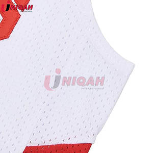 ชุดเสื้อบาสเก็ตบอลสำหรับผู้ชายชุดเสื้อกีฬาผ้าโพลีเอสเตอร์14และ8 - Product Image 5