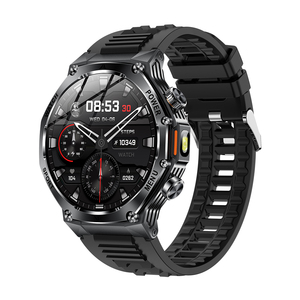 Montre connectée AK82, écran TFT 1,8 pouce, appels Bluetooth, fréquence cardiaque, oxygène sanguin, étanche IP67, bracelet en silicone, montre de sport d'extérieur - Product Image 3