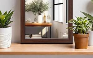 Miroir mural en bois fait main haut de gamme Déclaration vintage élégante pour intérieurs haut de gamme - Product Image 3