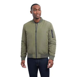 Chaqueta Bomber de Alta Calidad para Hombre, Estilo Urbano, Cuello Alto, Personalizable al por Mayor en Colores y Tallas - Product Image 6