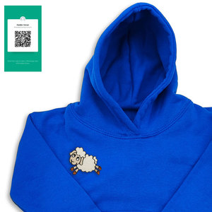 Niños al por mayor Color sólido bordado niños Sudadera con capucha de alta calidad niñas algodón polar bordado sudaderas con capucha hechas en Pakistán - Product Image 5