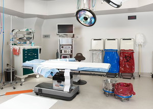 Kit de roulement chirurgical jetable avec feuille de table feuille de tirage et couverture d'accoudoir taies d'oreiller de tête avec feuille de levage - Product Image 6