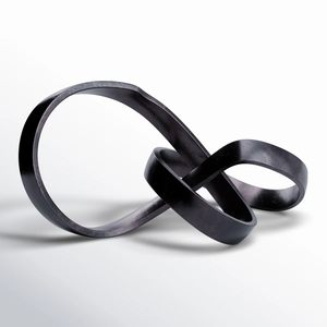 Escultura de Arte Moderno de bronce de diseño abstracto, decoración del hogar, pieza de acento, obra de arte de Metal, adorno de mesa único, decoración Interior - Product Image 3