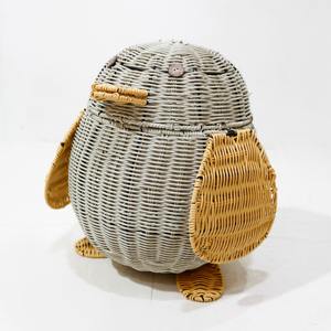 Cestas de almacenamiento inspiradas en animales, decoración para cuarto de bebé, cesta de mimbre de excelente calidad. - Product Image 5