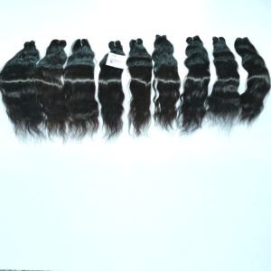 ผมต่อแบบอินเดียคลื่นลึกเป็นลอนเหมือนผมสำหรับผู้หญิงมัดเป็นลอนเหมือนผมสีดำธรรมชาติ100% ราคาถูก - Product Image 4