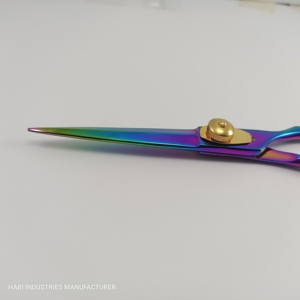 Tijeras de corte de pelo de acero inoxidable de peluquero profesional Tijeras de belleza del fabricante con borde de hoja afilada - Product Image 3