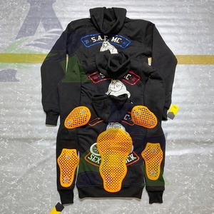 Sweat à capuche blindé personnalisé pour moto Sweat à capuche pour moto en molleton de coton biologique Pull blindé approuvé CE niveau 2 Sweat à capuche pour moto - Product Image 2