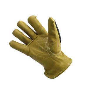 Gants de sécurité résistants aux chocs de la meilleure qualité Gants en cuir fabriqués en usine au prix de gros - Product Image 6