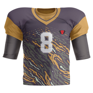 ชุดเดรสสั้นสำหรับผู้ใหญ่เสื้ออเมริกันฟุตบอลระบายอากาศพิมพ์ลายผลิตตามสั่ง - Product Image 6