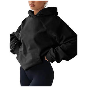 Sweat à capuche vintage en polyester/coton, best-seller de l'hiver, broderie personnalisée, haute qualité, unisexe, polaire brossé - Product Image 3