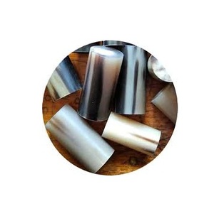 Artisanat indien Naturel Poli Corne De Boeuf Rouleau Organique Corne Cylindre Couteau Poignée pour la Fabrication De Bijoux Corne De Vache Tube Style Animal - Product Image 6