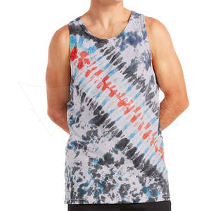 Camiseta sin mangas de entrenamiento informal cómoda para hombre Método de tejido de punto ligero y transpirable para adultos - Product Image 6
