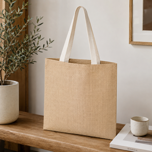 Sac Thaila réutilisable en coton avec poignée intégrée robuste, sac de courses écologique pour un usage quotidien - Product Image 2
