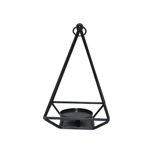 Bougeoirs à thé modernes marron de luxe faits à la main en métal/verre bougeoirs votifs pour la maison mariage pâques Halloween décoratif - Product Image 4