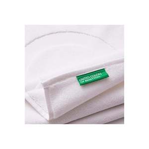 Be-1370-Wh 100% Cotton White 50x80 cm <b>Bathroom</b> <b>Mat</b> Towel - WHITE - Product Image 3