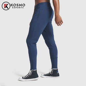 กางเกงวอร์มลำลองทรงสลิมฟิตของผู้ชายกางเกงวิ่งแฟชั่นใหม่ไนลอนยืดหยุ่นแบบปรับแต่งโลโก้ได้เอวกลางแบบตรง - Product Image 3