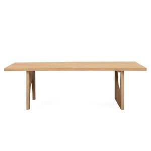Mesa de Centro Rectangular Hecha de Madera de Teca Sólida con Color Natural y Material de Alta Calidad para Uso en Interiores y Exteriores - Product Image 5