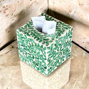 กล่องใส่กระดาษทิชชู่ลายเปลือกหอยมุกแบบสี่เหลี่ยมสำหรับตกแต่งบ้าน - Product Image 5